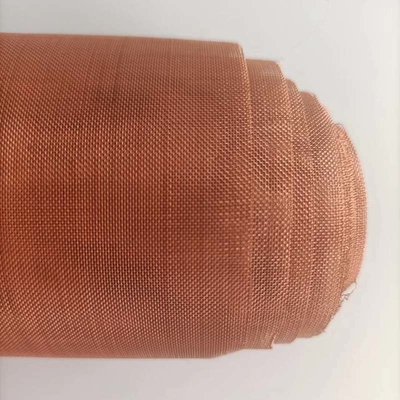 Oxygen Free Plain Weave Copper Mesh Fabric
