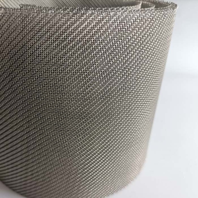 150-500 Mesh Ss Woven Wire Mesh 316l Stainless Steel Mesh Twill Weaving
